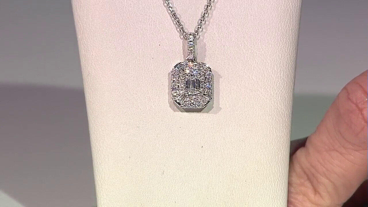 Video Collana in oro con Diamante SI1 (H) (CIRARI)