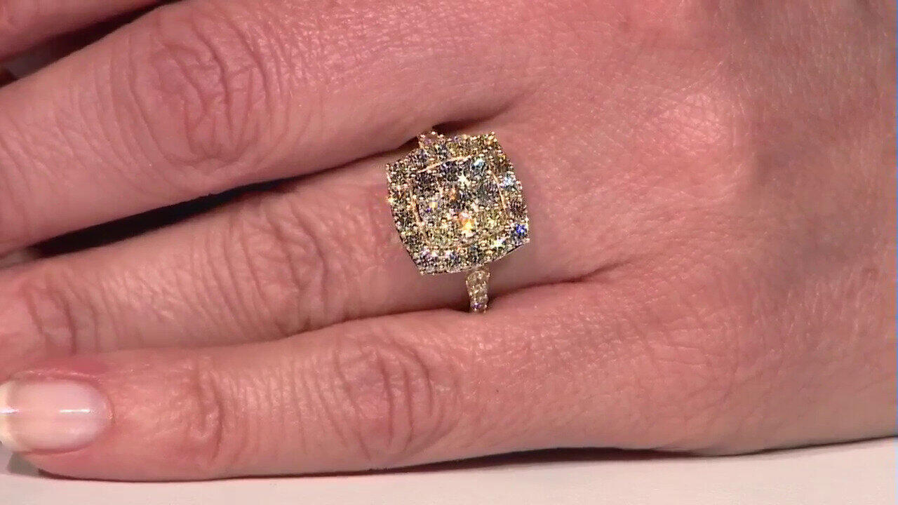 Video Bague en or et Diamant fancy SI2 (CIRARI)