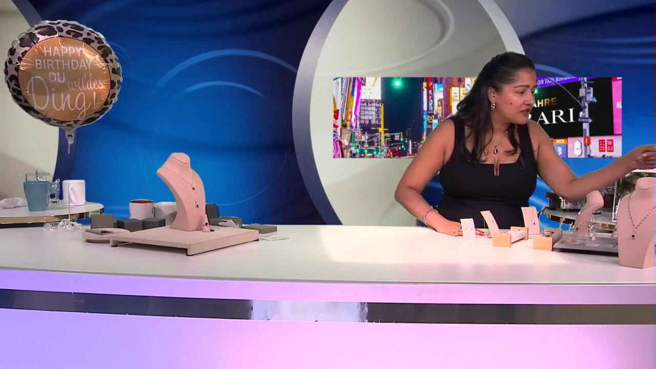 Video Collar en oro con Tanzanita AAA (CIRARI)