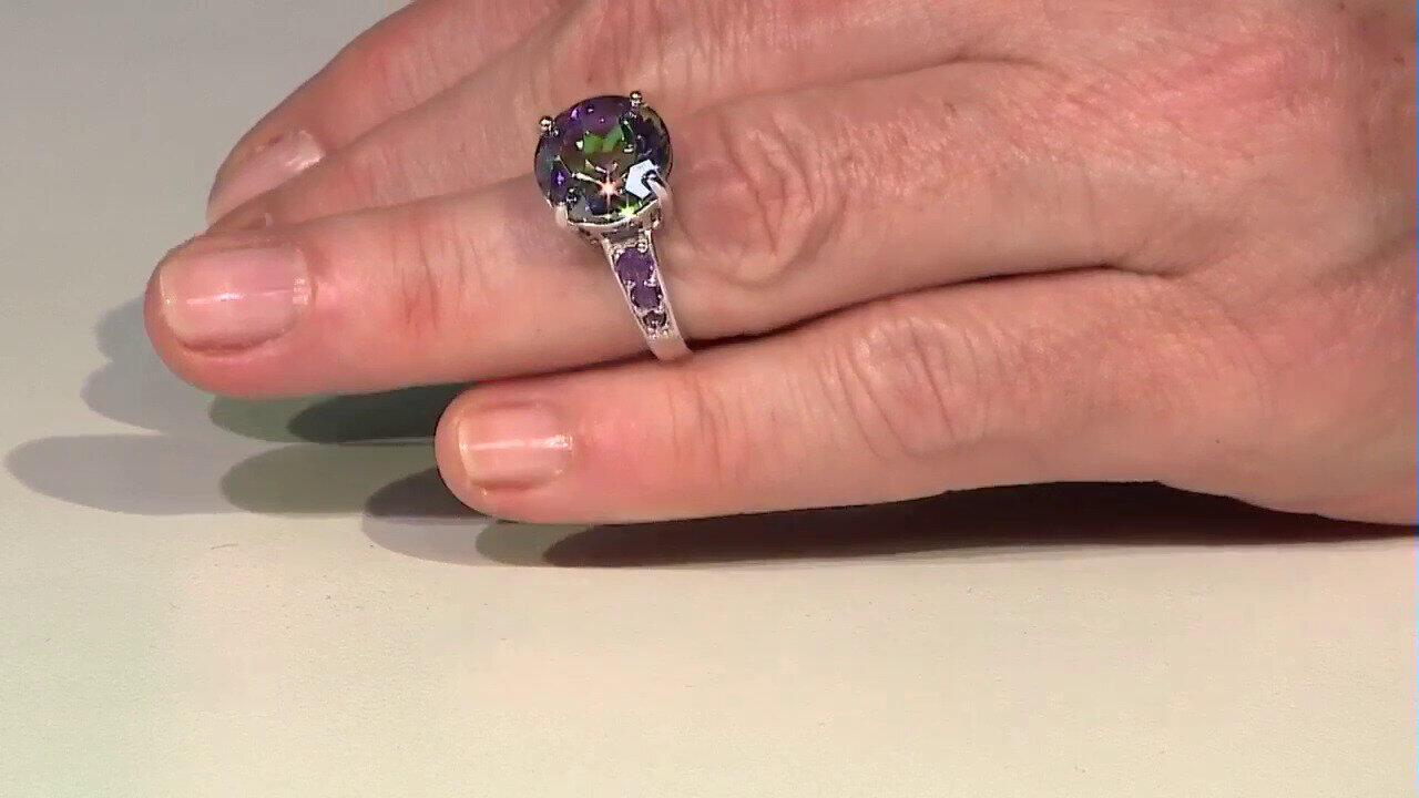 Video Mystic Quartz Silver Ring