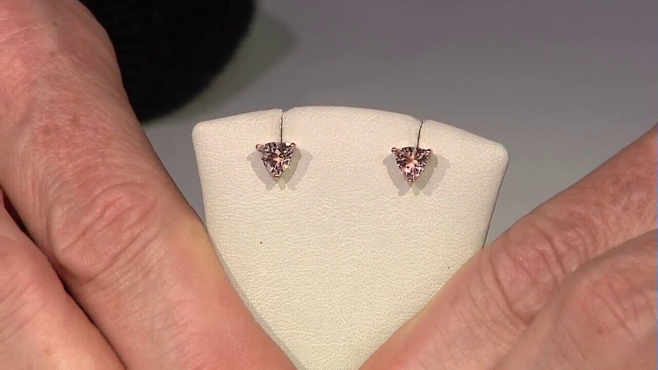 Video AAA-Morganit-Goldohrringe