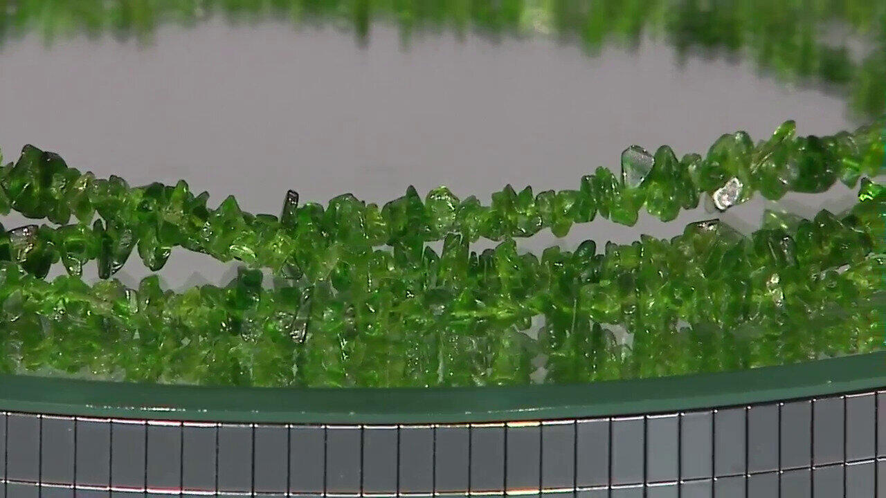 Video Russian Diopside Silver Necklace