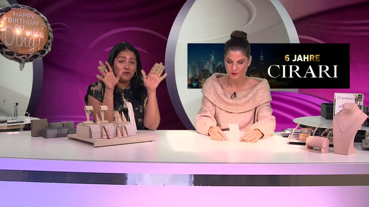 Video SI1 (H) Diamant-Goldhalskette (CIRARI)