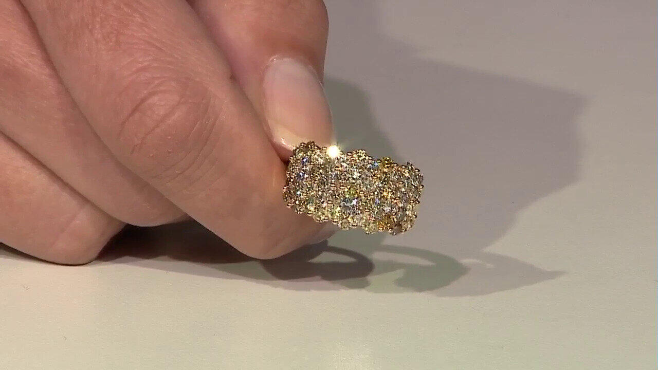 Video SI2 Fancy-Brillant-Goldring (CIRARI)