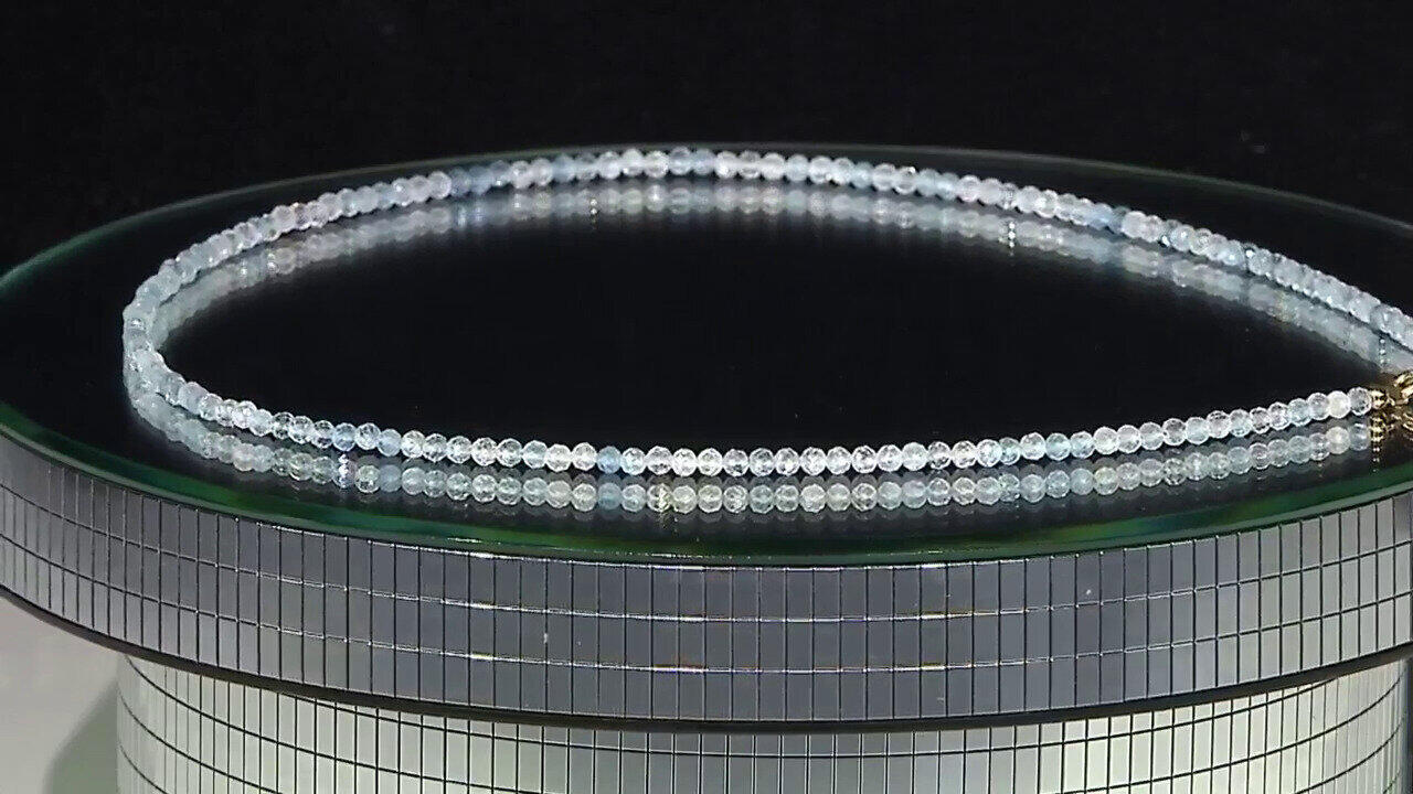 Video Brazilian Aquamarine Silver Necklace