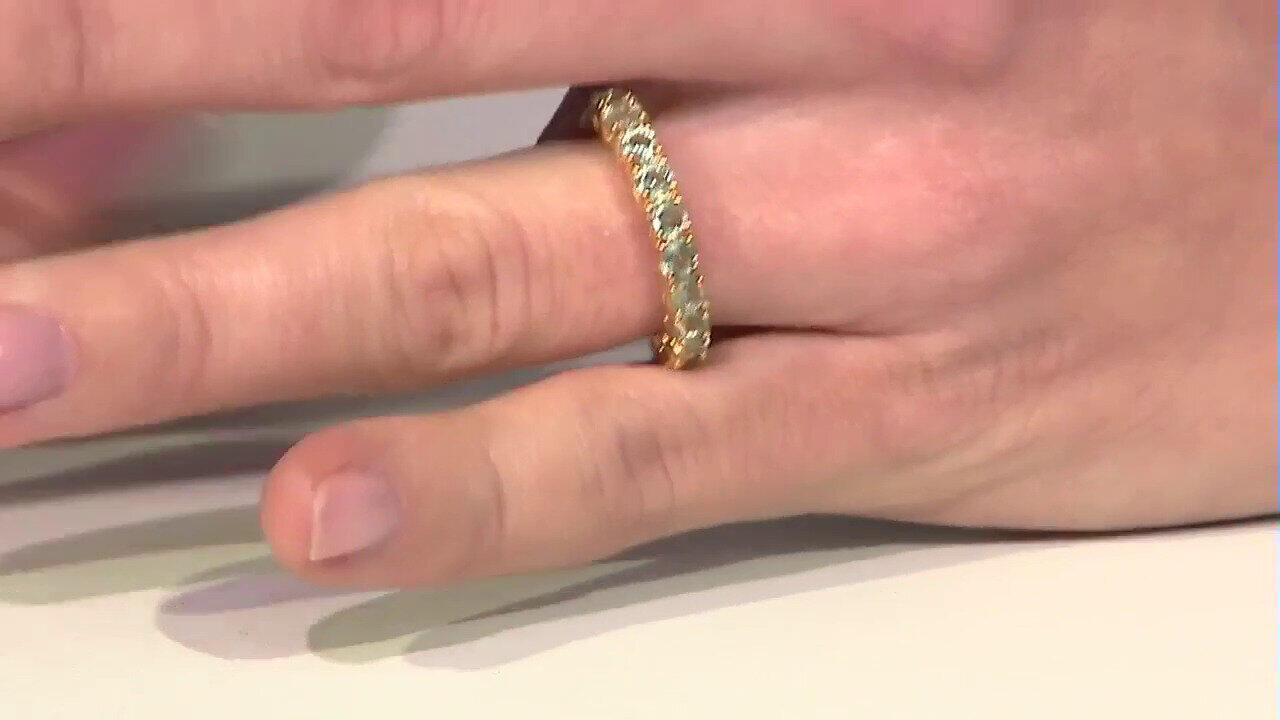 Video Mint Kyanite Silver Ring