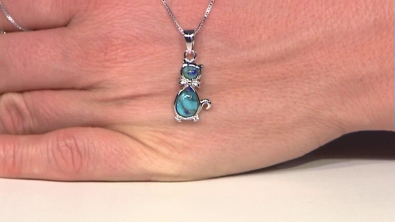 Video Edelstein-Silberanhänger