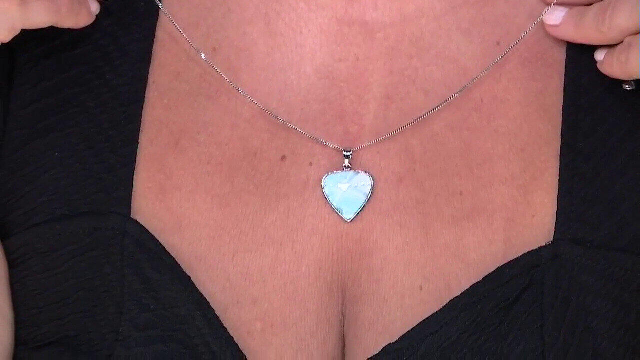 Video Larimar Silver Pendant