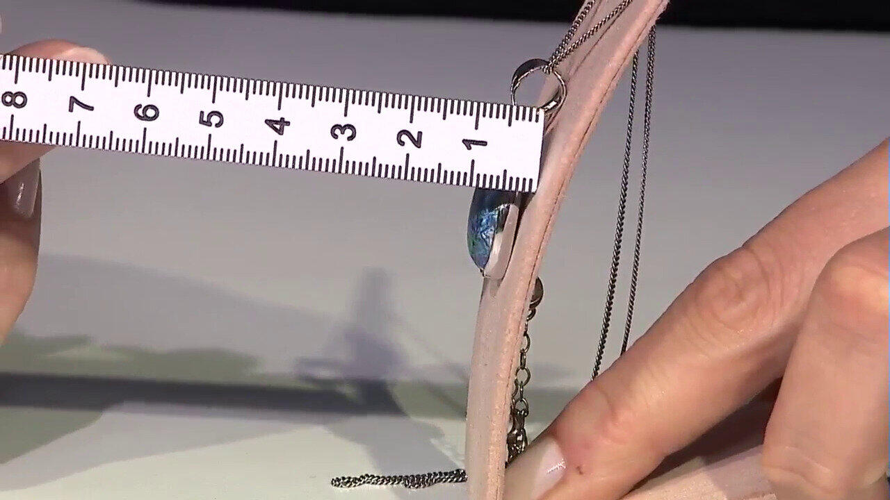 Video Colgante en plata con Malaquita azurita (Bali Barong)