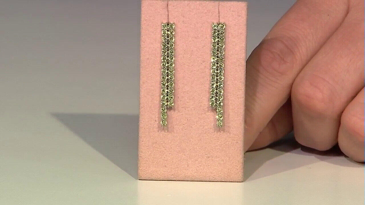 Video Orecchini in argento con Peridoto