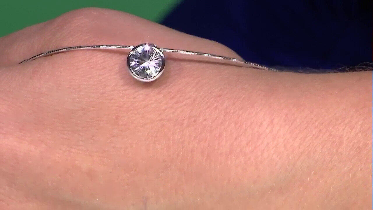 Video Weißer Topas-Silberanhänger (MONOSONO COLLECTION)