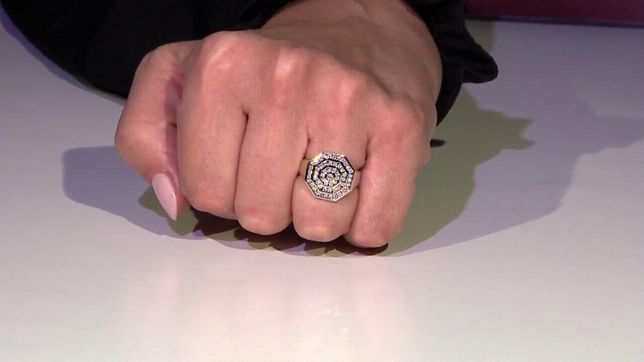 Video Anillo en oro con Diamante SI2 (G)  (Annette)