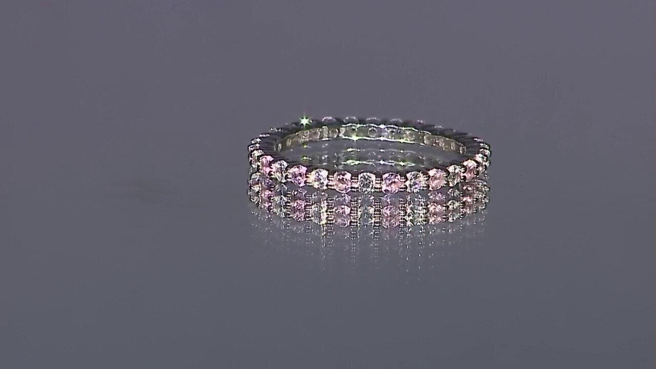 Video Bague en argent et Tourmaline rose du Nigéria