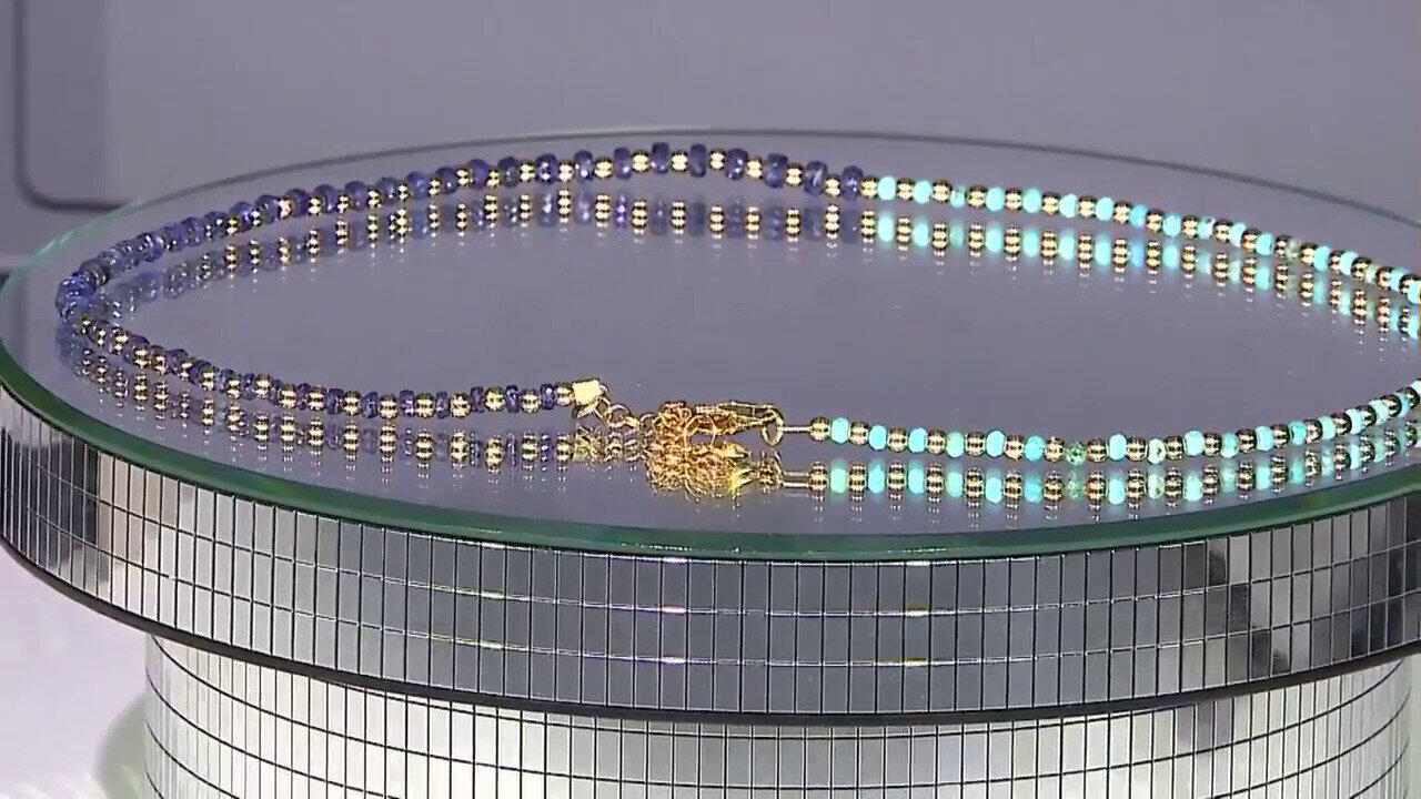 Video Collier en argent et Saphir bleu