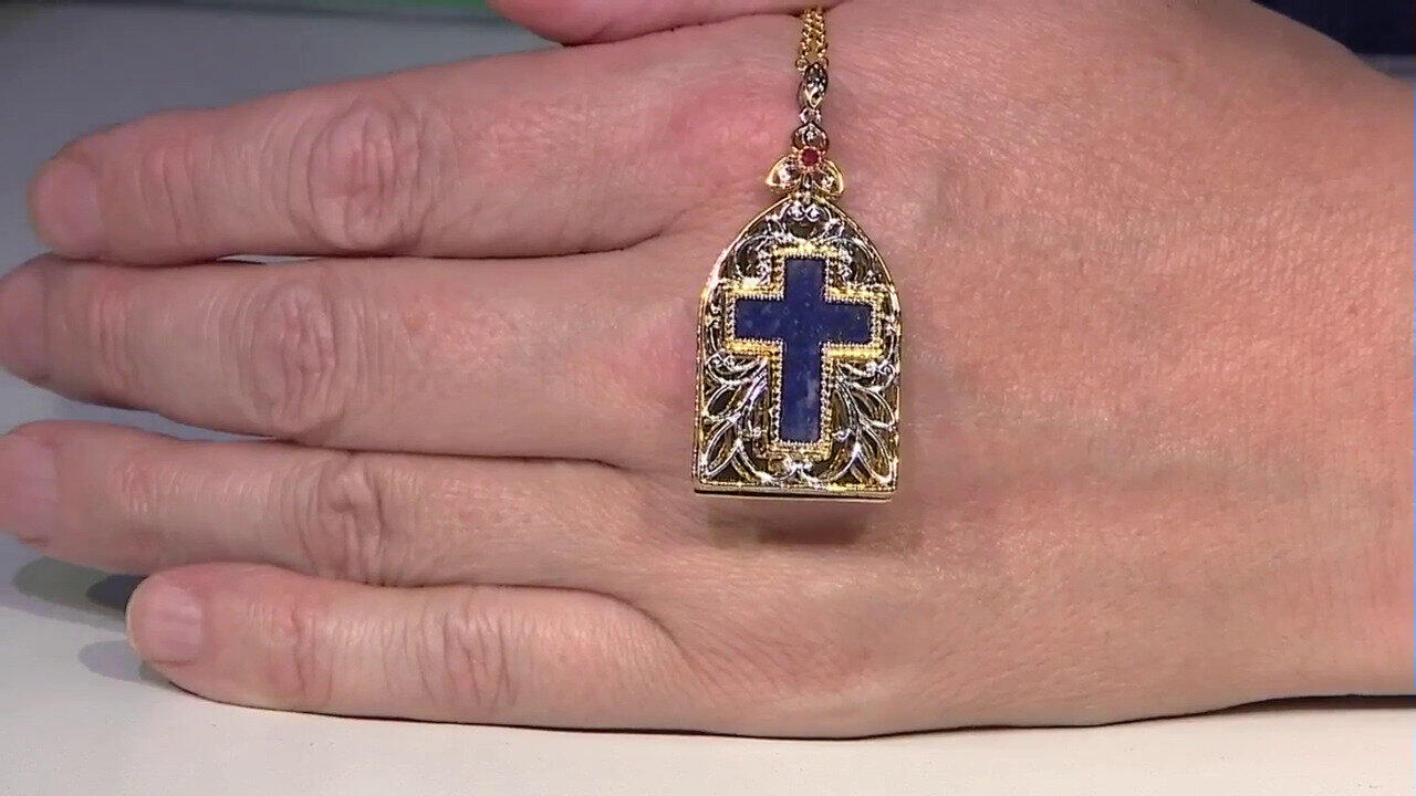 Video Collar en plata con Lapislázuli (Gems en Vogue)