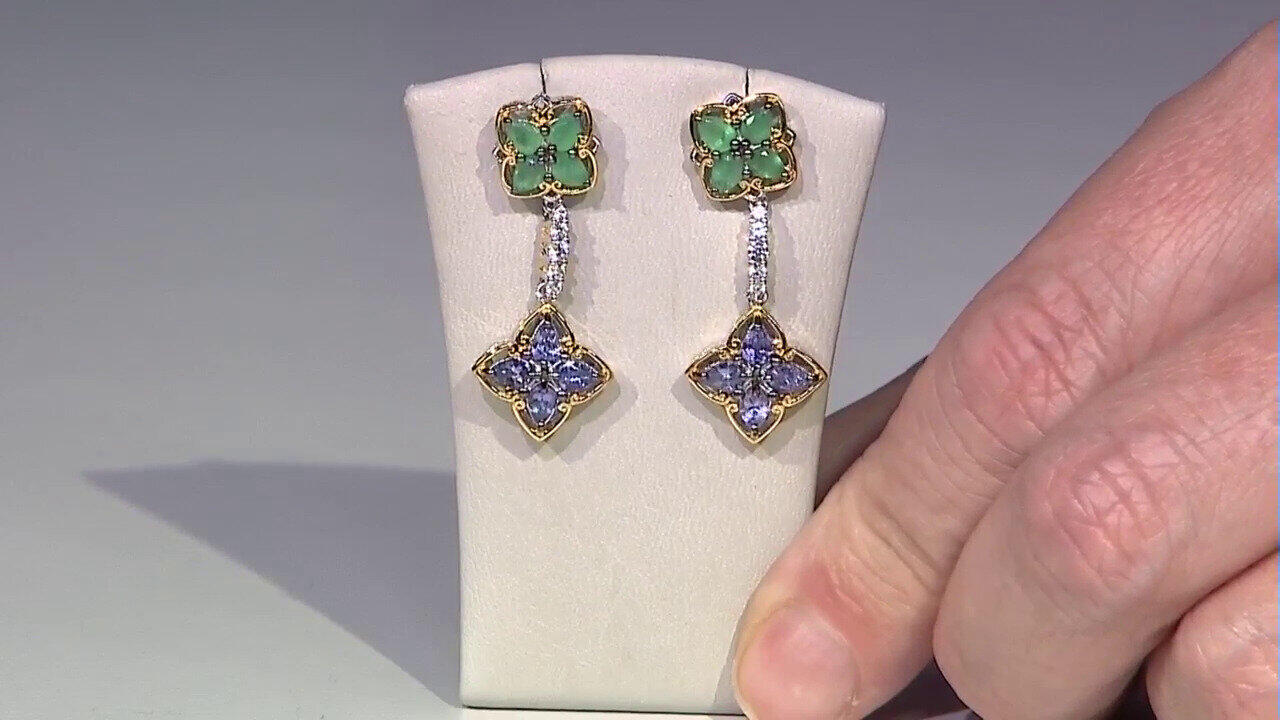 Video Edelstein-Silberohrringe (Gems en Vogue)