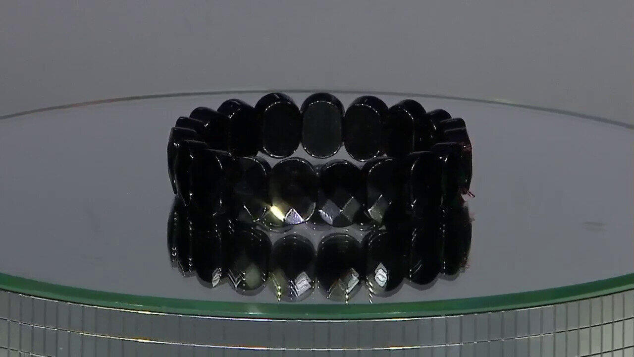 Video Armband met obsidiaanstenen