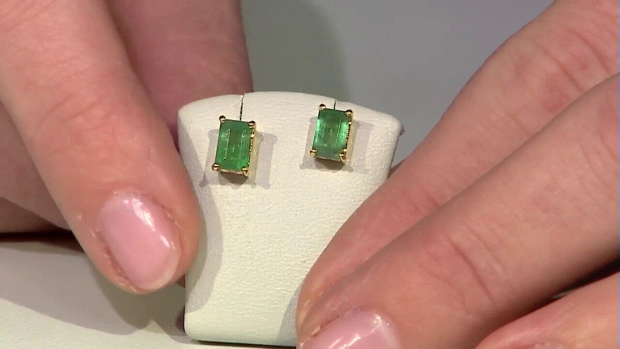 Video Sambia-Smaragd-Silberring (Gems en Vogue)