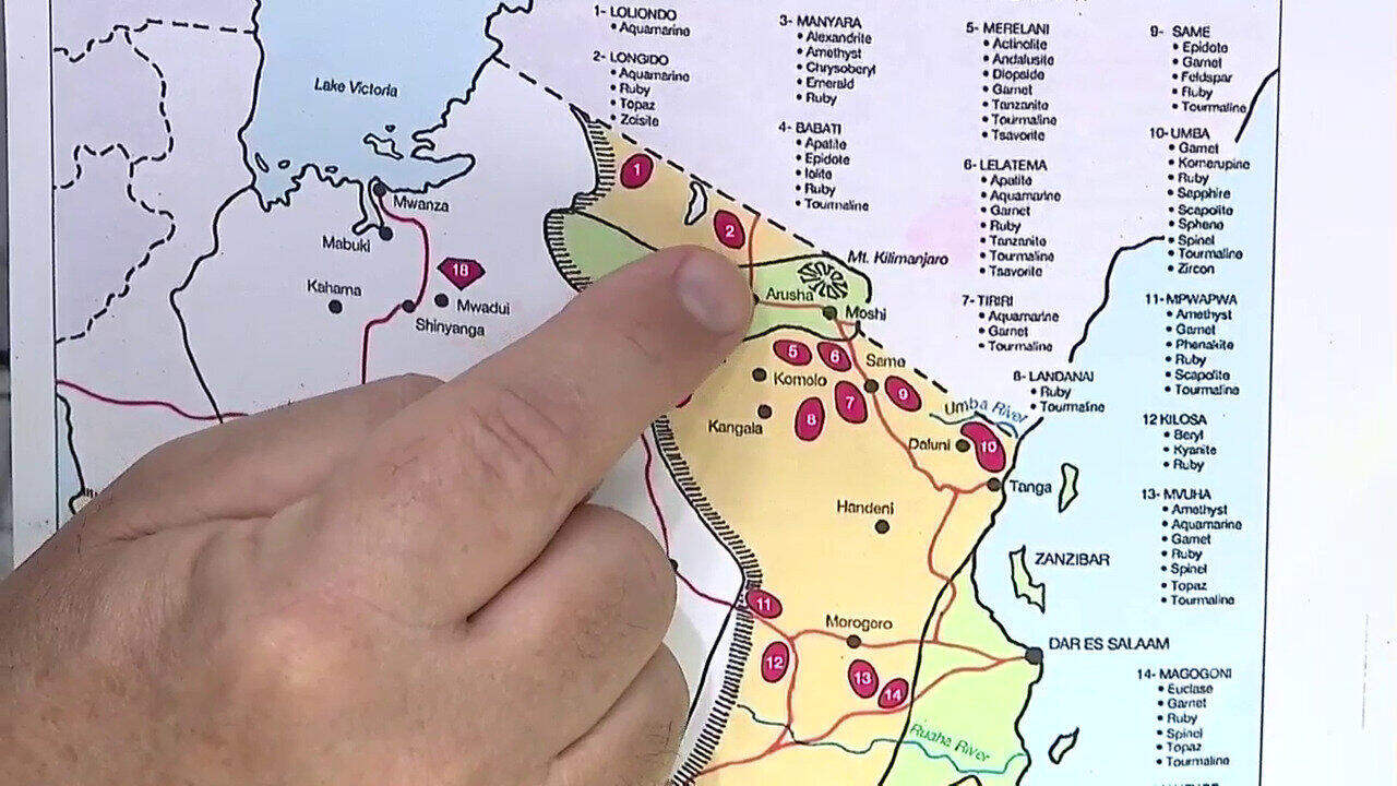 Video Tansania-Rubin-Silberring (Gems en Vogue)