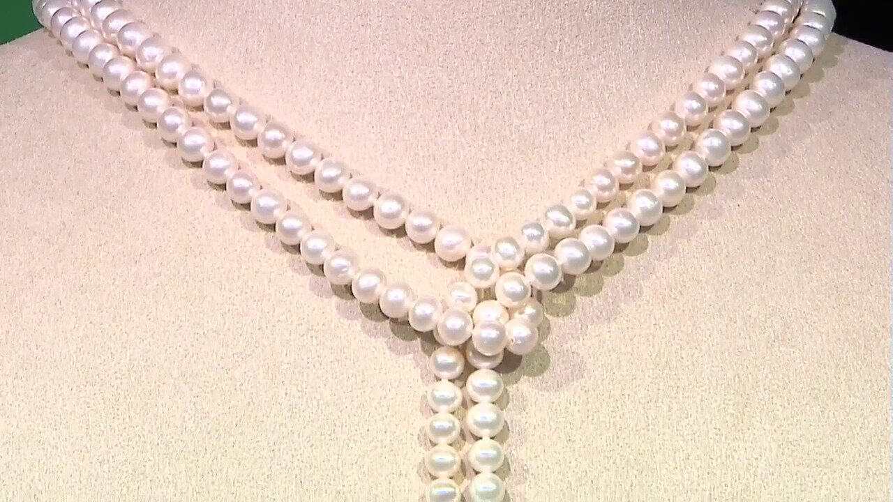 Video White Topaz Silver Bracelet