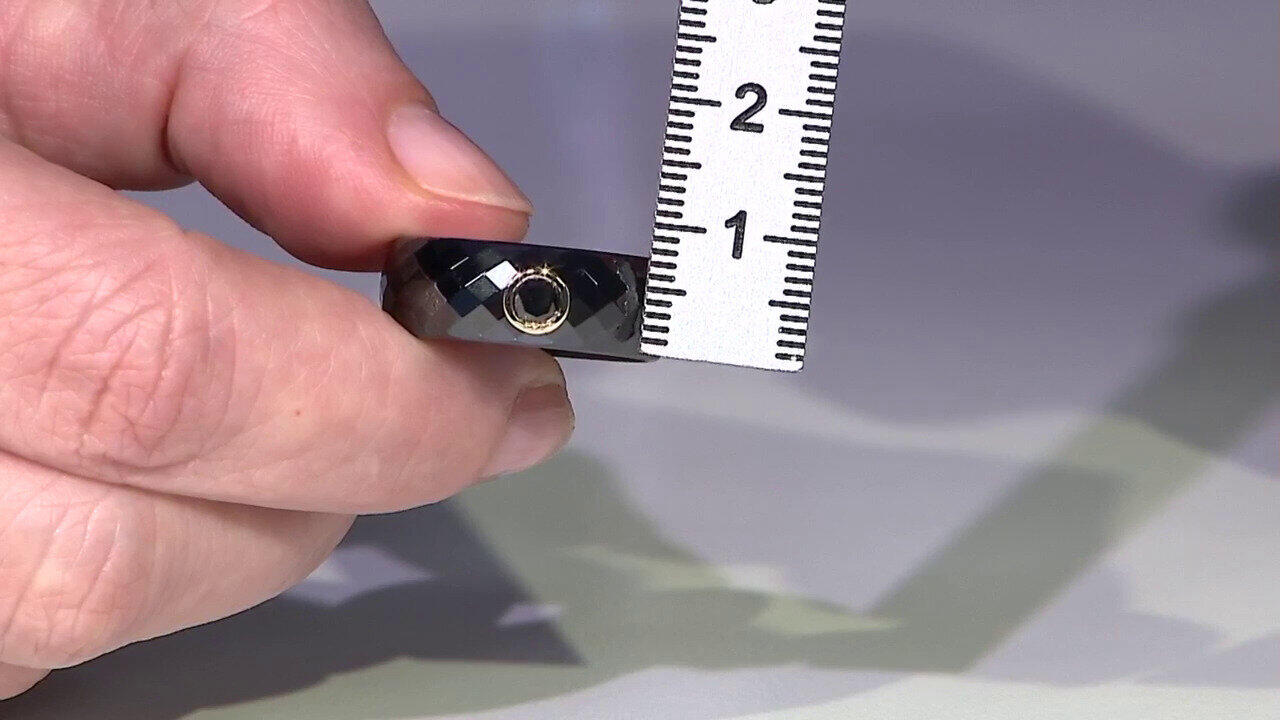 Video Black Diamond Ceramic Ring