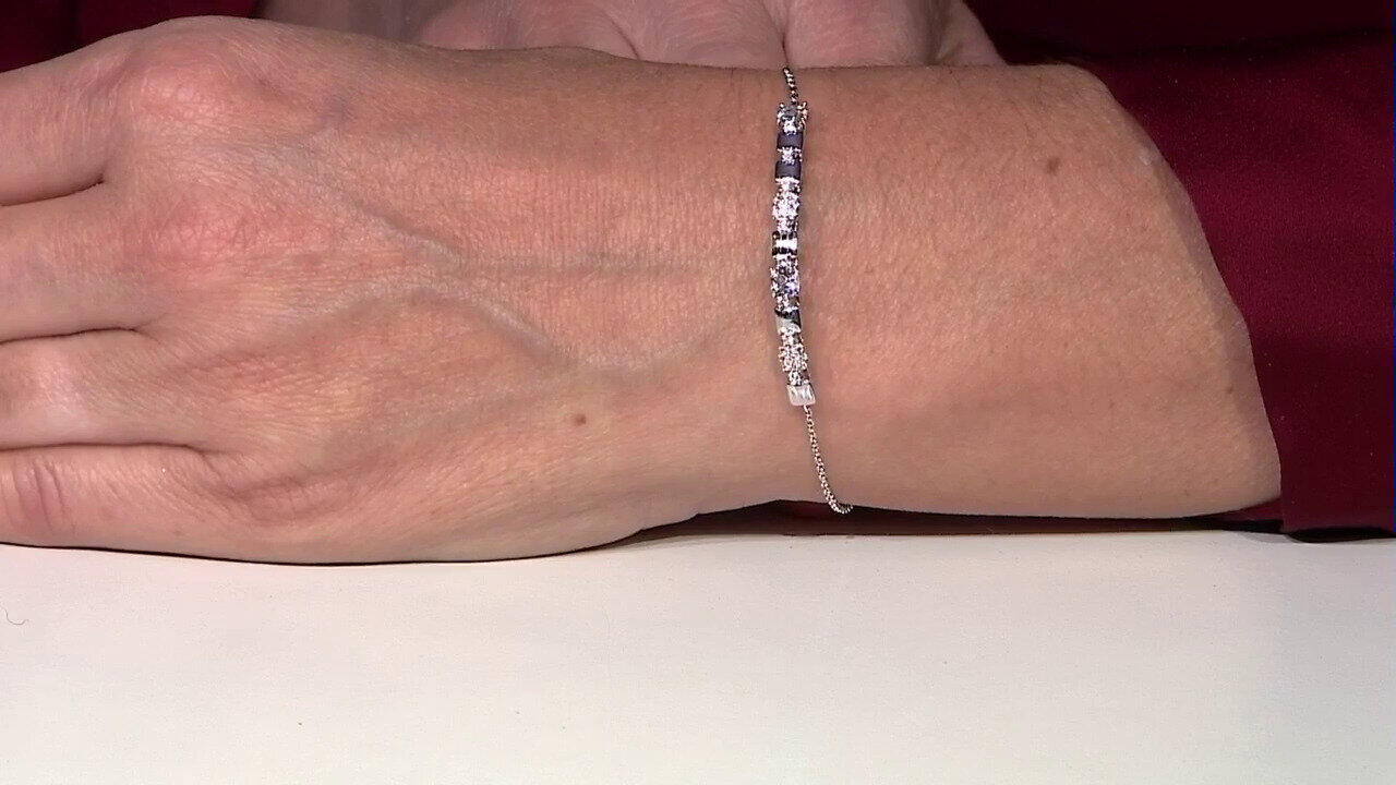 Video Edelstein-Silberarmband (Adela Silber)