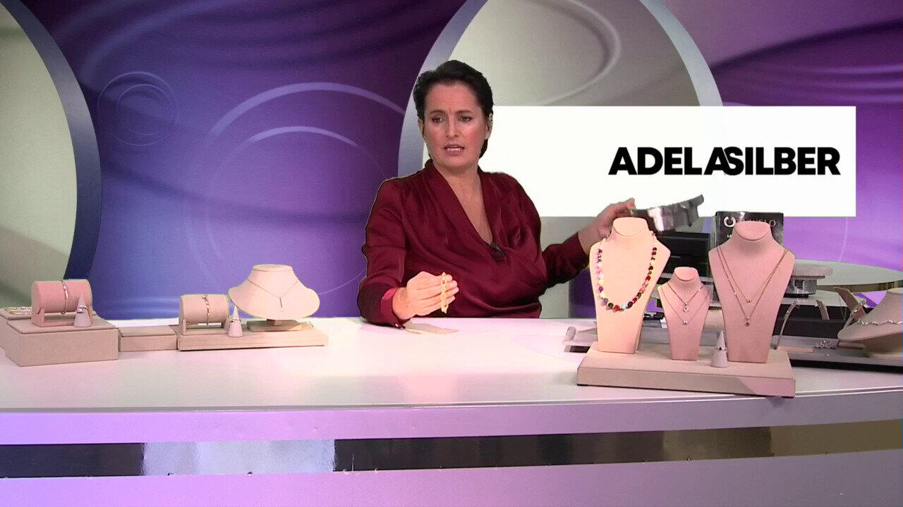 Video Edelstein-Silberarmband (Adela Silber)