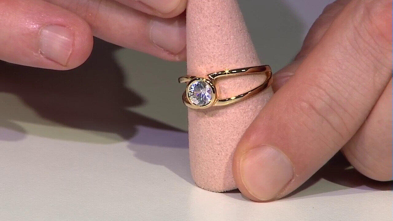 Video Zirkon-Silberring (Adela Silber)