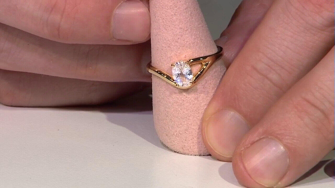 Video Zirkon-Silberring (Adela Silber)