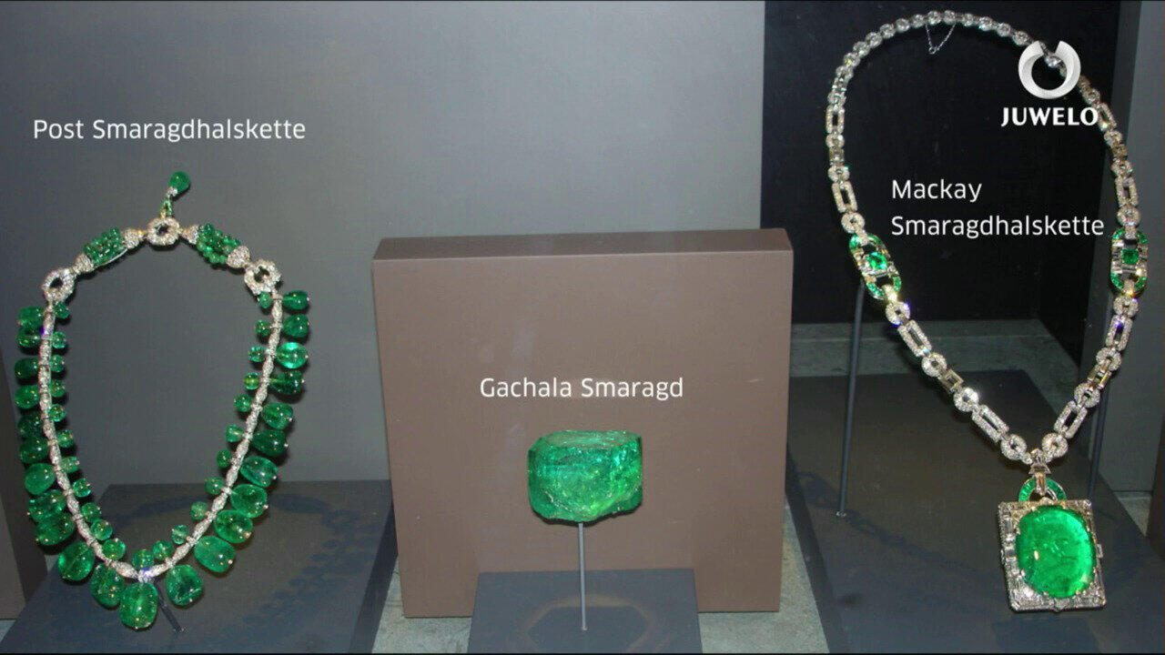 Video AAA-Sambia-Smaragd-Goldohrringe