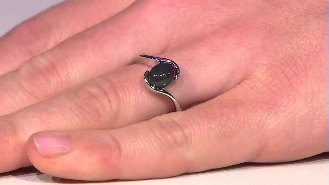 Video Mezezo-Opal-Silberring