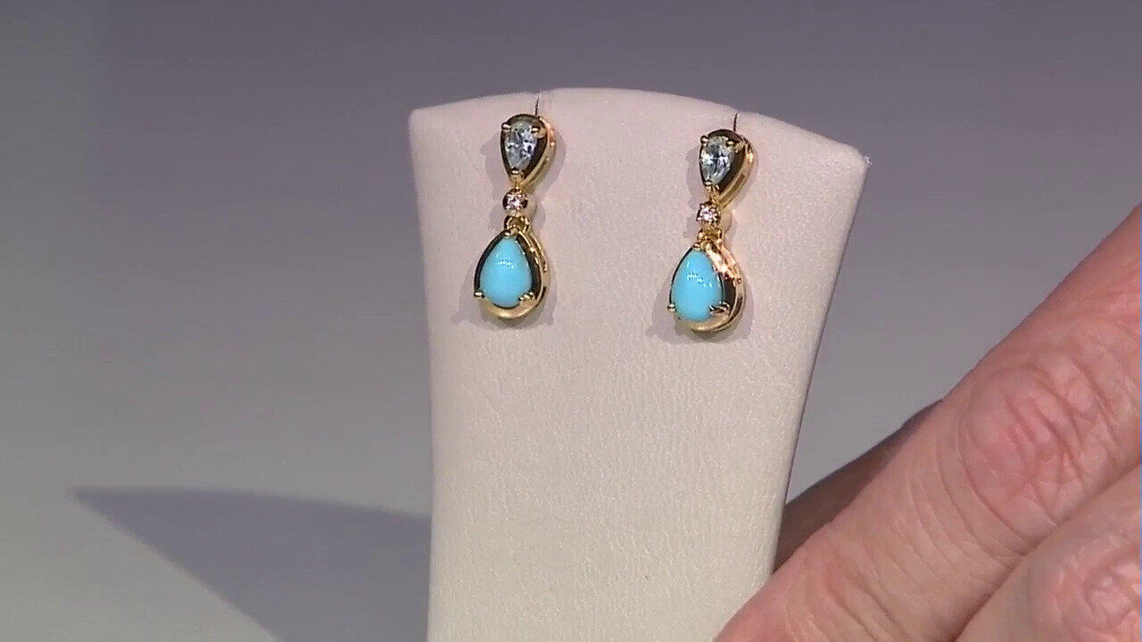 Video Edelstein-Silberohrringe