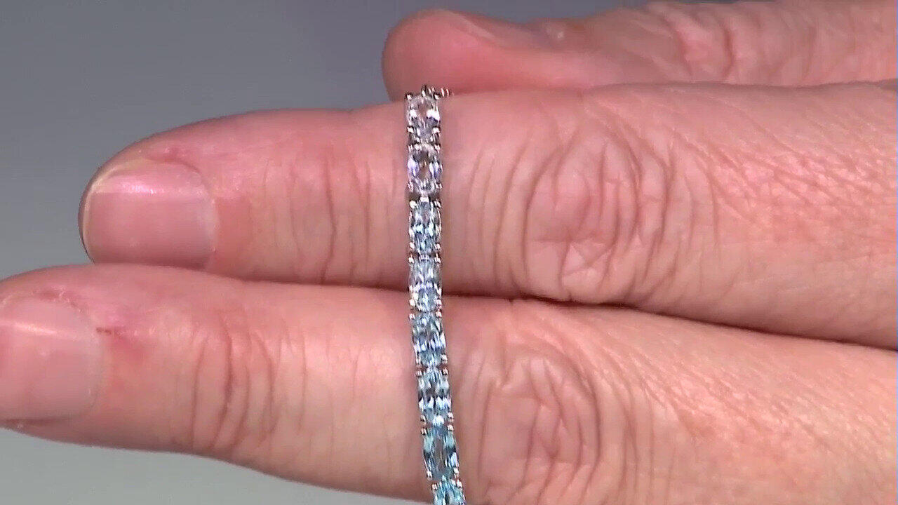 Video Edelstein-Silberarmband