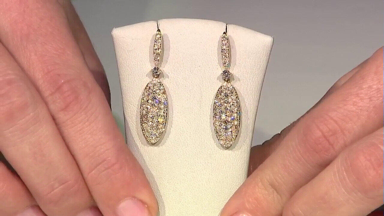 Video Orecchini in oro con Diamante SI1 (H) (CIRARI)