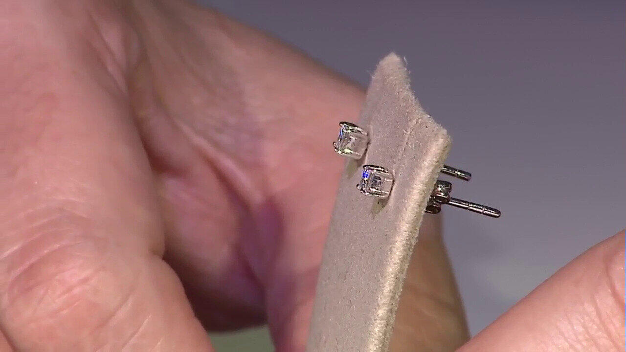 Video Boucles d'oreilles en or et Diamant SI1 (G) (Annette)