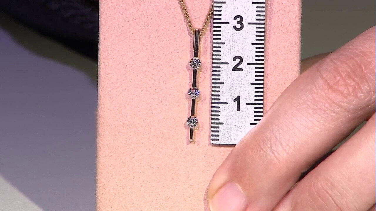 Video Gouden hanger met VVS1 Diamanten (G) (Annette)