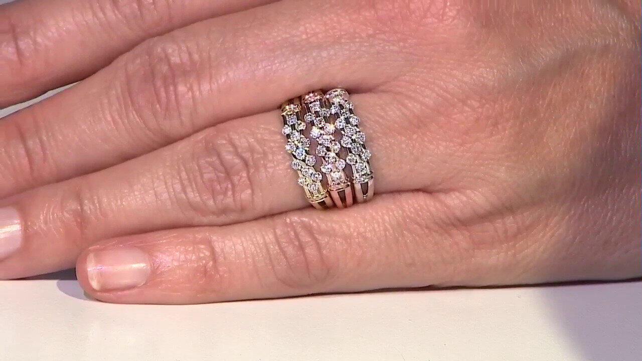 Video 9K SI1 (G) Diamond Gold Ring (Annette)