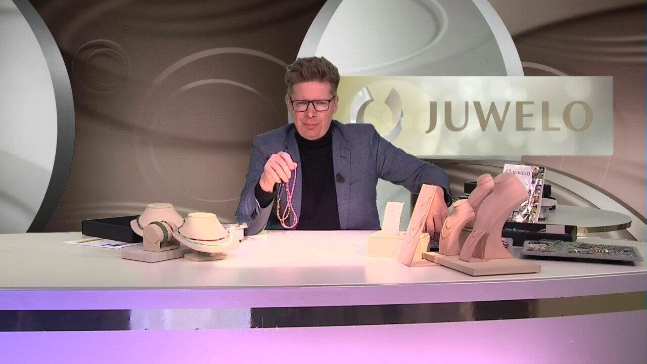 Video Edelstein-Silberhalskette