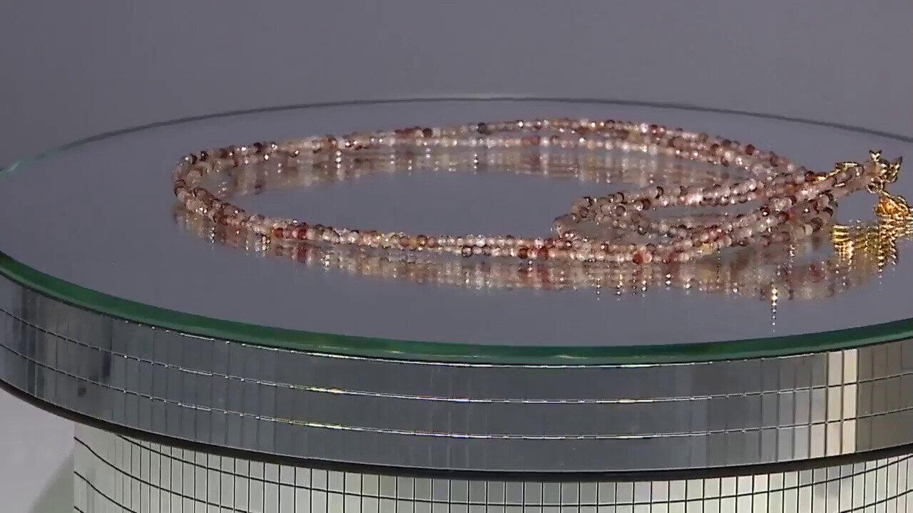 Video Collar en plata con Zircón fantasía