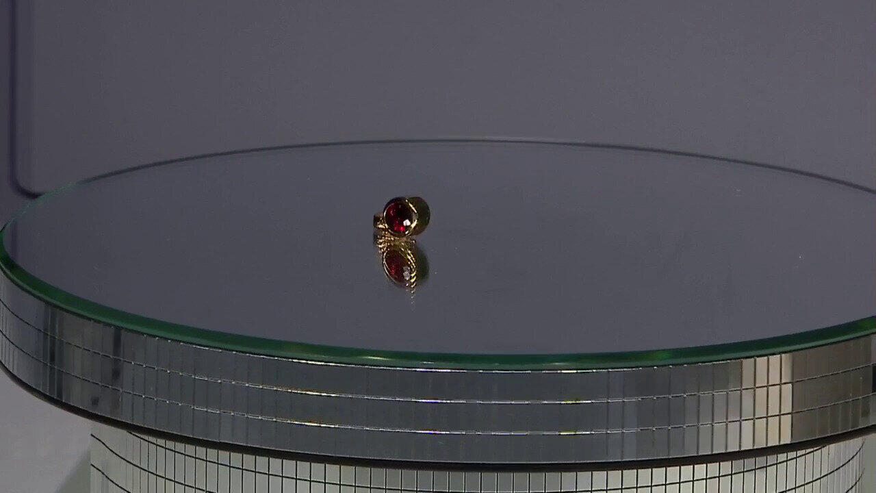 Video Rhodolith-Silberhalskette