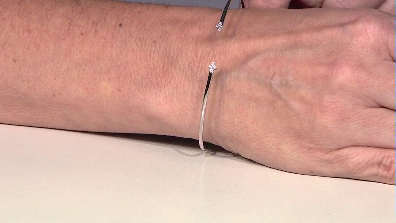 Video Bracelet en argent et Zircon
