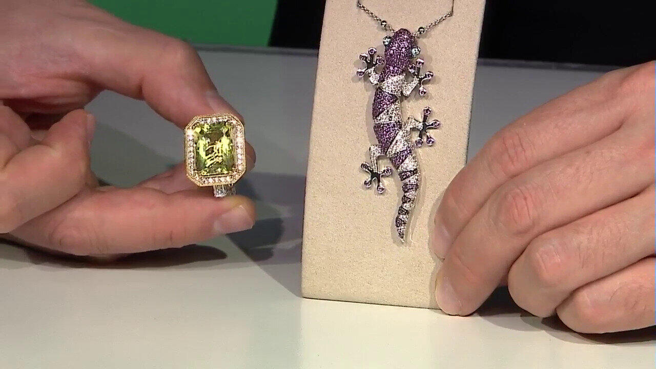 Video Bague en argent et Quartz de l'Ouro Verde (Dallas Prince Designs)