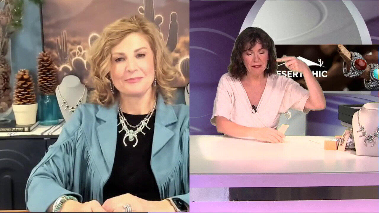 Video Zilveren hanger met een Groene Turqoois (Desert Chic)