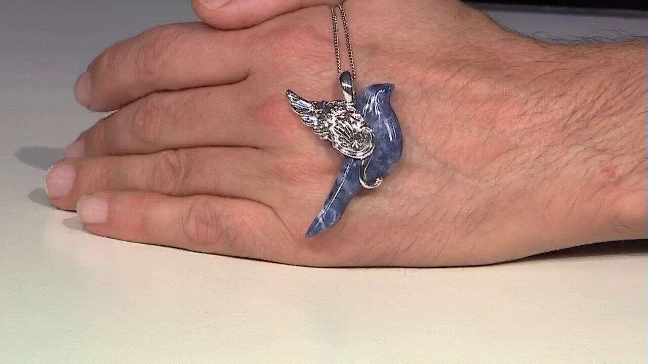 Video Colgante en plata con Sodalita (Desert Chic)