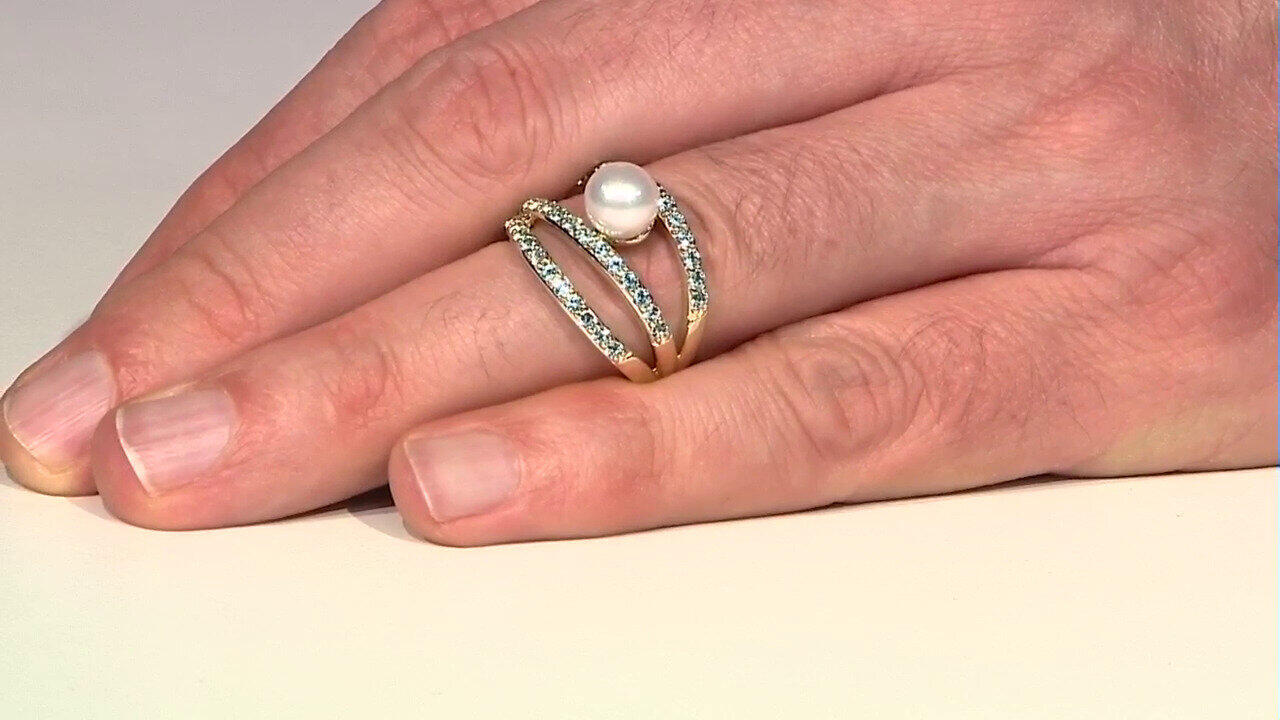 Video Akoya-Perlen-Goldring (Michelle Albala)