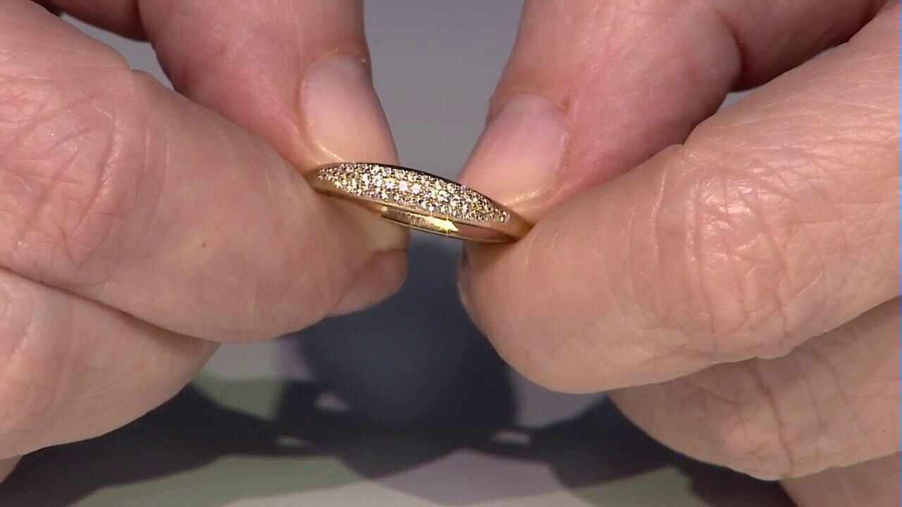 Video Anello in argento con Zircone