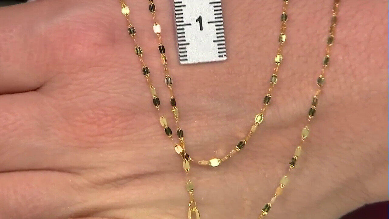 Video 375er Gelbgold-Halskette - 1 g - 50 cm