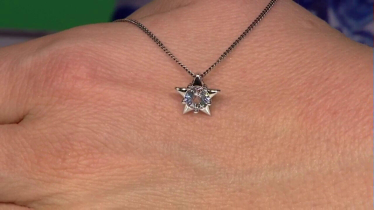 Video Ciondolo in argento con Danburite