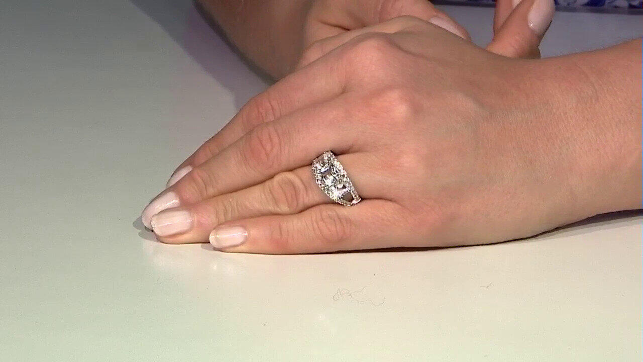 Video Danburite Silver Ring