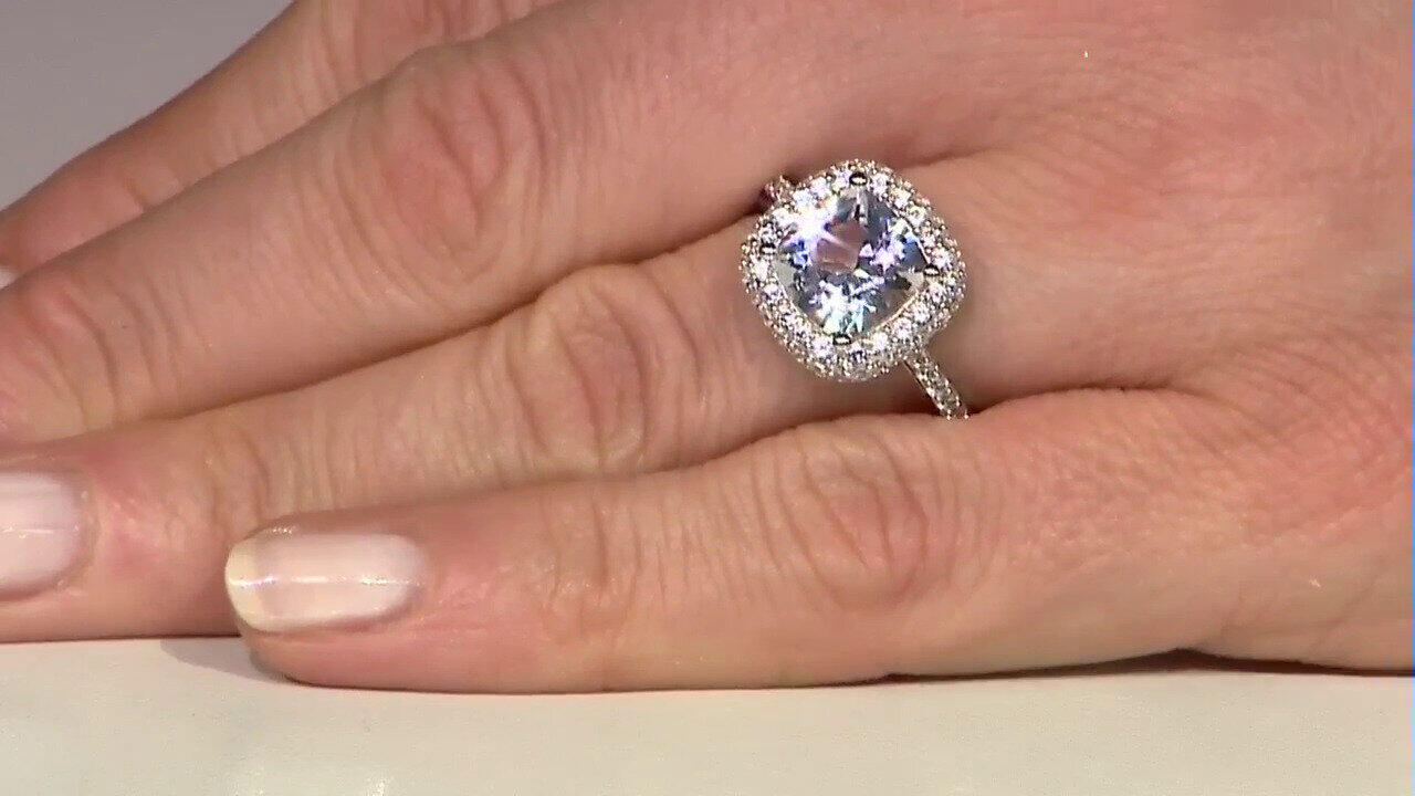 Video Anillo en plata con Danburita